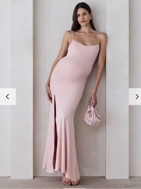 Bumpsuit Rosie Maternity Dress Dusty Pink Size M